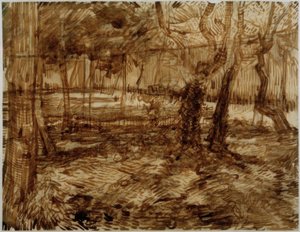 Corner in the Garden of the Sanatorium